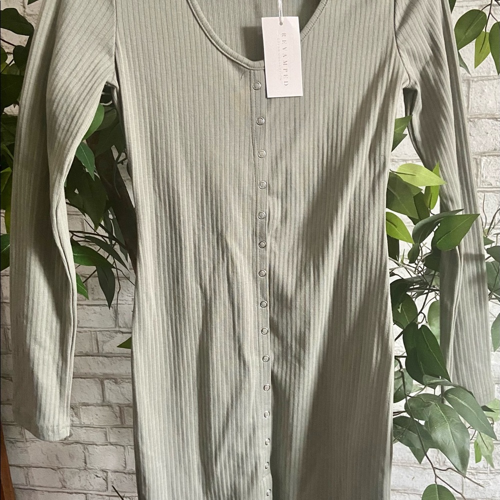 Sage green dress